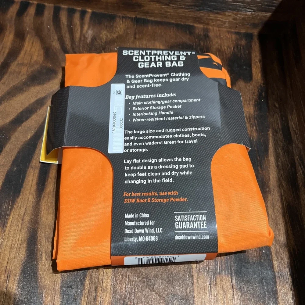 Dead Down‎ Wind Scent Prevent Bag 33x24 New